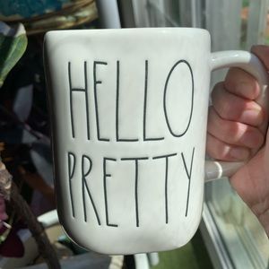 Rae Dunn HELLO PRETTY mug